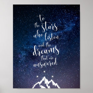 A Court of Mist & Fury Quote  Poster