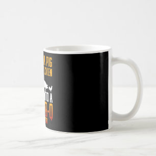 A Cow A Pig And A Chicken Walk Into A R Bbq Coffee Mug