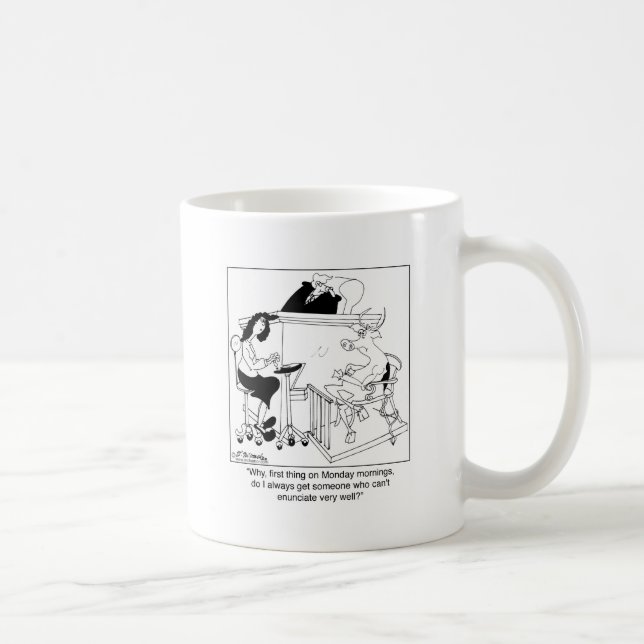 A Cow Gives Testimony Coffee Mug (Right)