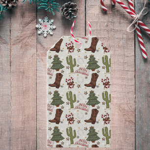 A Cowboy Merry Christmas  Gift Tags