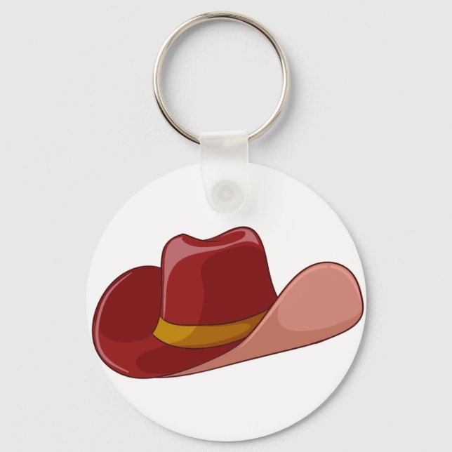 A cowboy's hat key ring (Front)