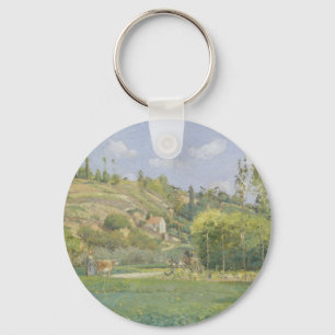 A Cowherd at Valhermeil, Auvers-sur-Oise Key Ring