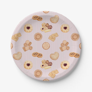 A cozy and comforting treat paper plate