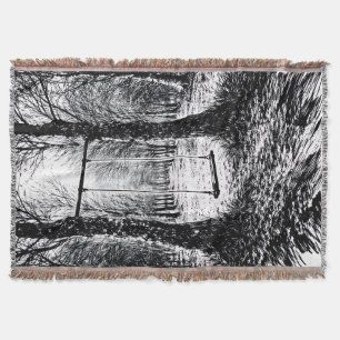 a cozy and serene atmosphere throw blanket