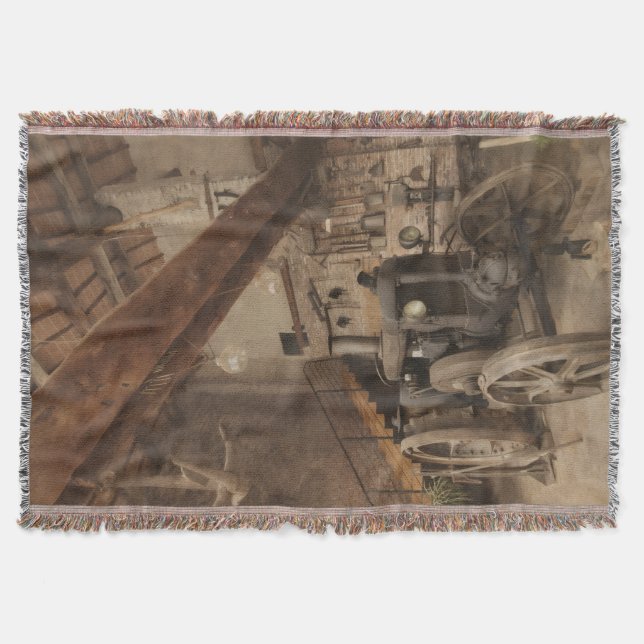 a cozy and serene atmosphere throw blanket (Front)