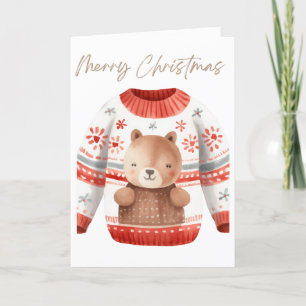A Cozy Christmas Jumper Holiday Card
