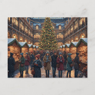 A Cozy Covent Garden - Christmas in London Holiday Postcard