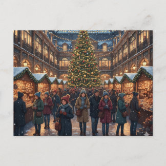 A Cozy Covent Garden - Christmas in London Holiday Postcard