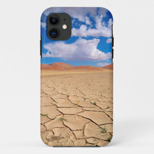 A cracked desert plain iPhone 11 case