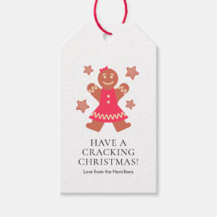 A Cracking Christmas Gingerbread Lady  Gift Tags