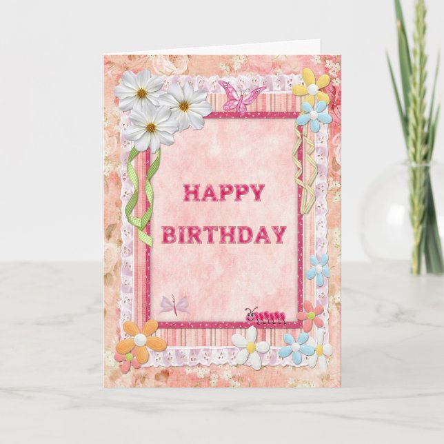 A craft birthday card (Front)
