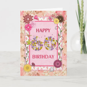 A craftlook 60th birthday card