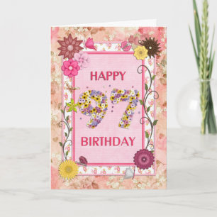 A craftlook 97th birthday card