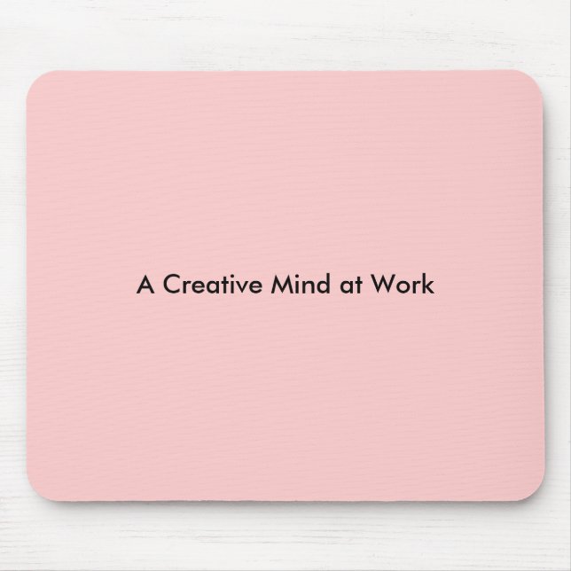 A Creative Mind at Work Mouse Mat (Front)