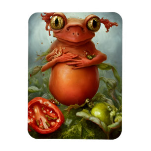 A Creature in the Salad  Magnet