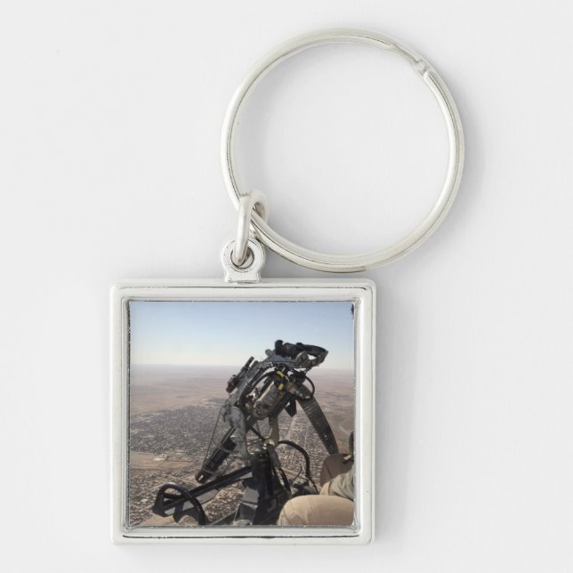 A crew chief looks for suspicious activity key ring (Front)