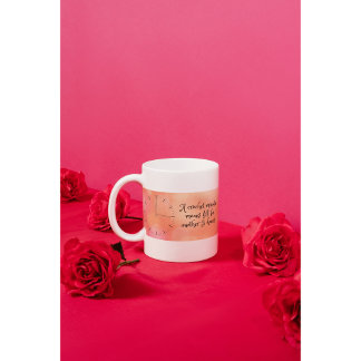 A crochet minute coffee mug