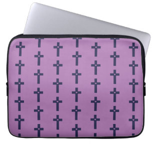 A Cross With Heart Sacred Love Art Laptop Sleeve