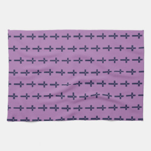 A Cross With Heart Sacred Love Art Tea Towel