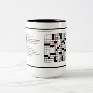 A Crossword for Dad Two-Tone Coffee Mug