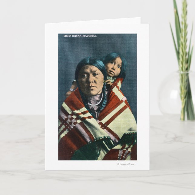 A Crow Indian Madonna and Child Card (Front)