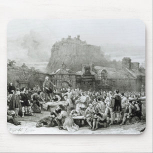 A Crowd Queues to Sign the National Covenant Mouse Mat