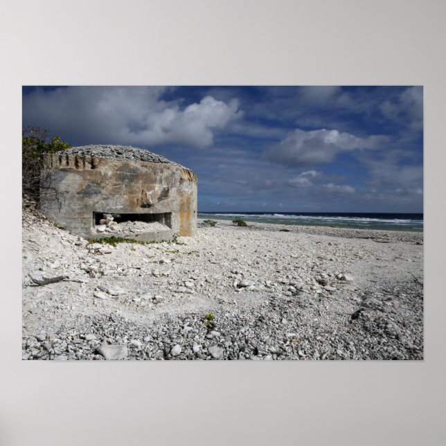 A crumbling bunker poster (Front)
