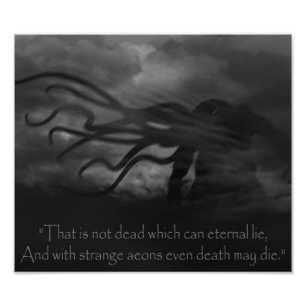 A Cthulhu in the Wind Photo Print