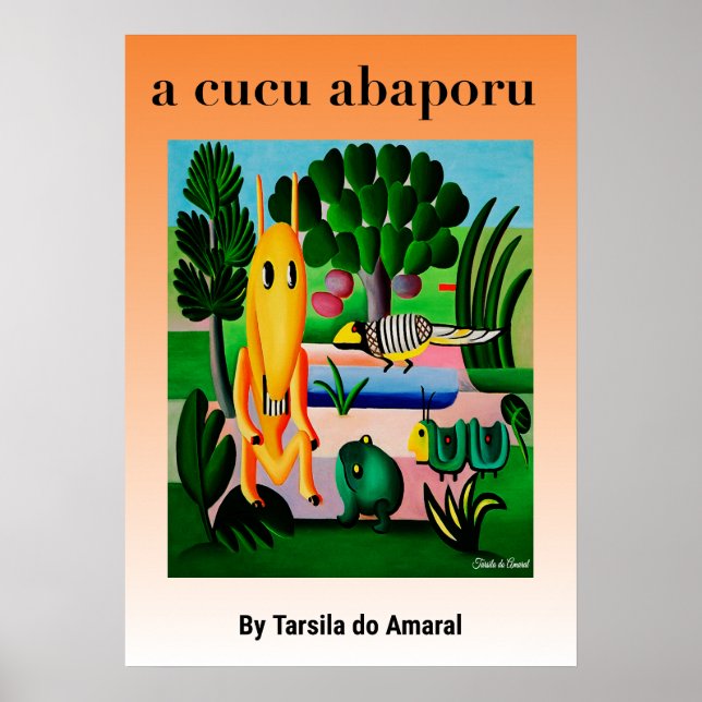 A Cuco Abapuru by Tarsila do Amaral Poster (Front)