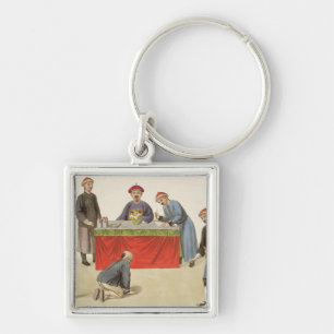 A Culprit before a Magistrate, plate 1 from 'The P Key Ring