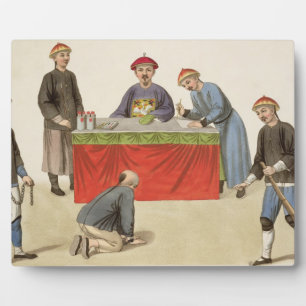A Culprit before a Magistrate, plate 1 from 'The P Plaque
