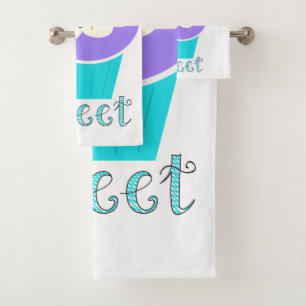 A Cup Full of Sweetness Bath Towel Set