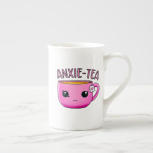 A cup of Anxie-Tea Anxiety Tea Pun