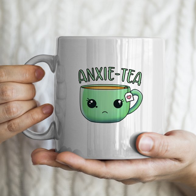 A cup of Anxie-Tea Anxiety Tea Pun (Creator Uploaded)