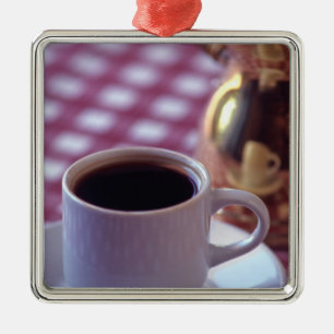 A cup of Arabic Coffee. Syria. The Middle Metal Tree Decoration
