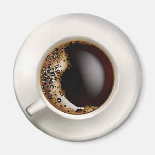 A Cup of Black Coffee Magnet