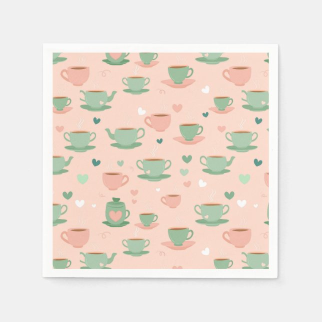 A Cup of Cosy Napkin (Front)