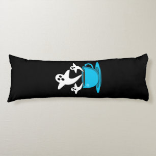 A Cup of Ghost Smoking Coffee Body Cushion