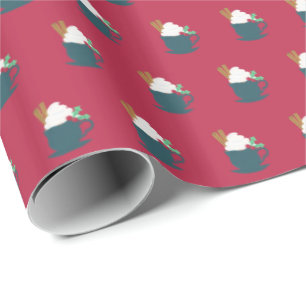 A Cup of Let It Snow Wrapping Paper
