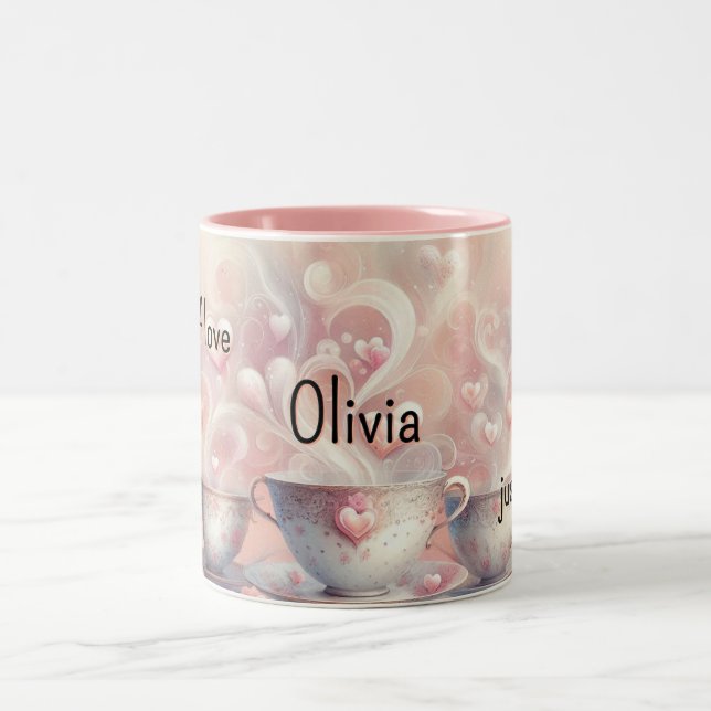 A Cup of Love Personalized Mug (Center)