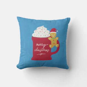 A Cup of Merry Christmas Cushion