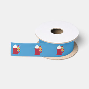 A Cup of Merry Christmas Satin Ribbon