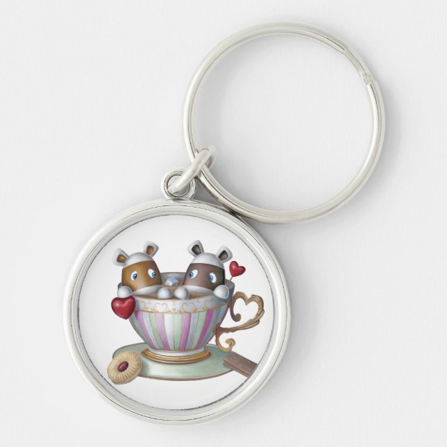 A Cup Of Tea & A Slice Of Bake® - My Cup Of Tea Key Ring (Front)