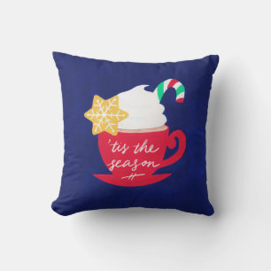 A Cup of 'Tis The Season Cushion