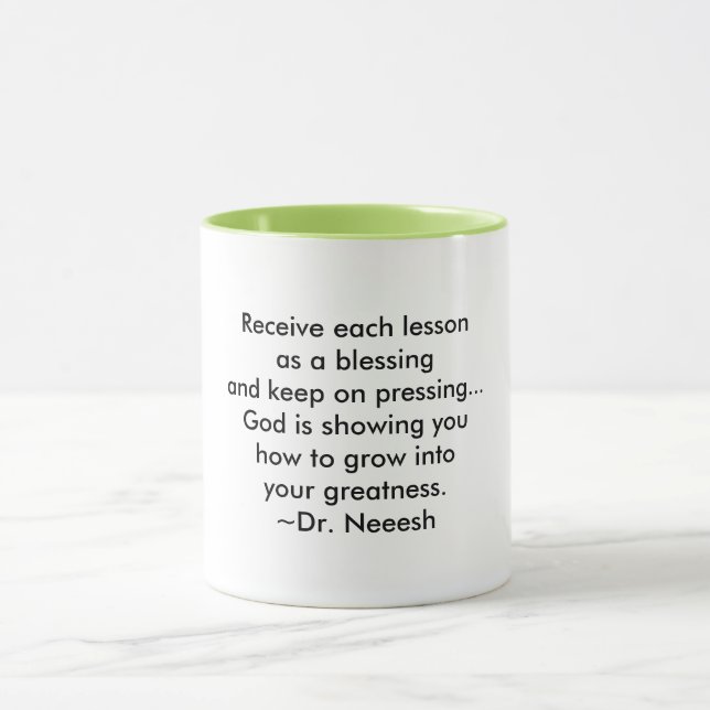 A Cup of Wisdom: Every Lesson has a Blessing - (Center)