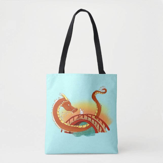 A Curious Encounter Between Friends Tote Bag (Front)