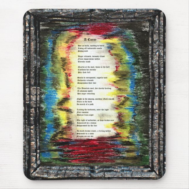 A Curse Mouse Mat (Front)