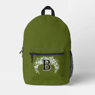 A custom school bag featuring a design that combin