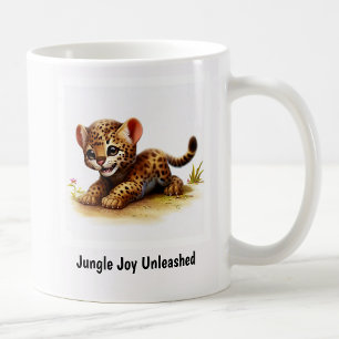 A Cute 3D Painted Ocelot Coffee Mug