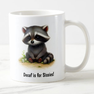 A Cute 3D Painted Racoon Coffee Mug